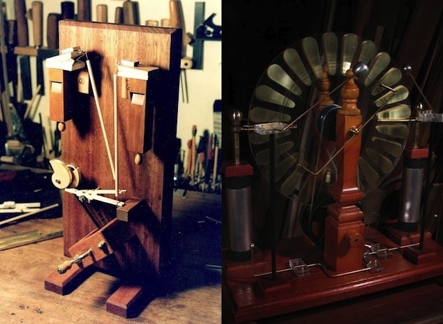 Wimshurst Electrostatic Machine Cuckoo Machine